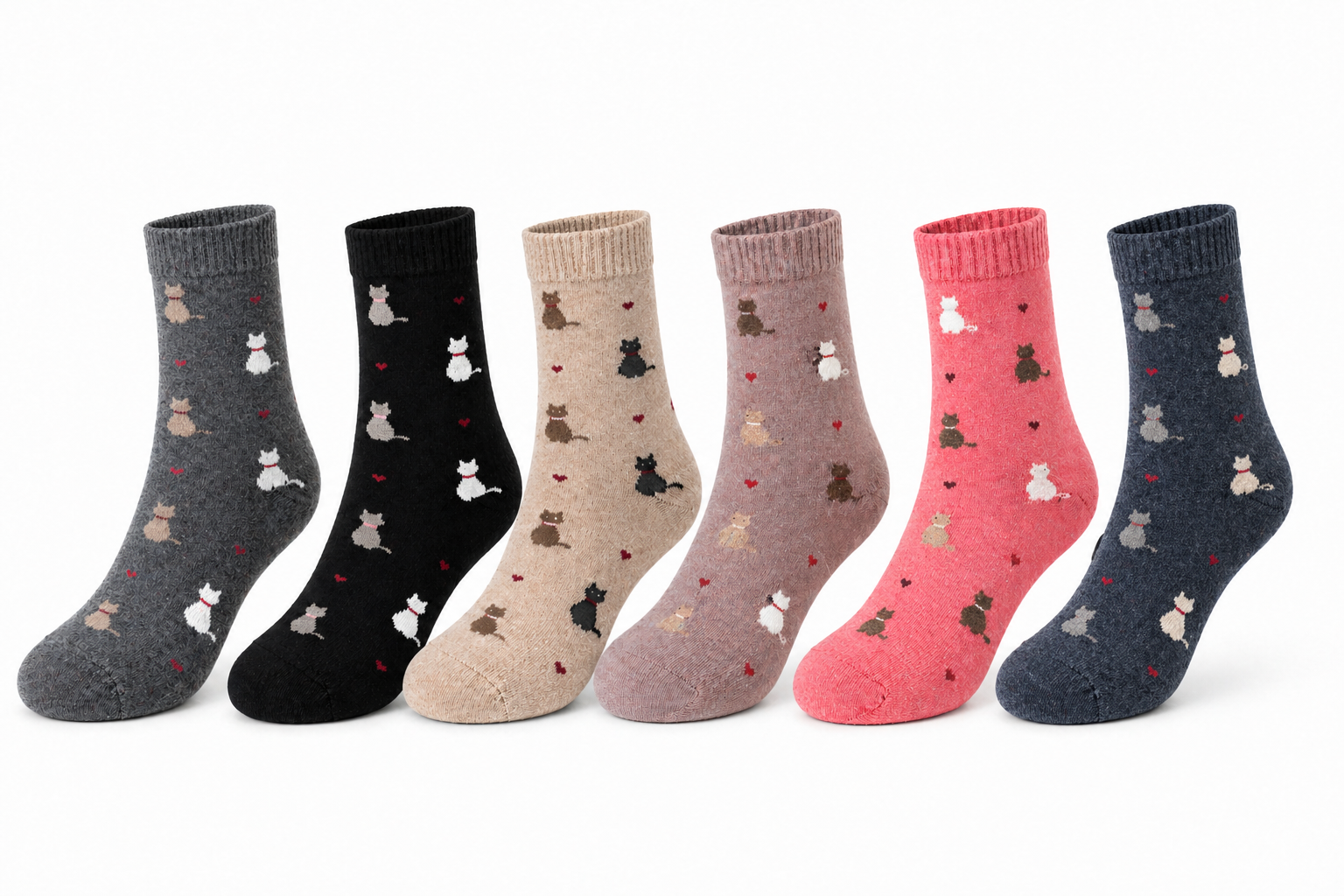 Alpaca-wollen sokken (Maat 36-41) - Dames - 3 Paar - Dun - Random Mix - Dunne sokken - Ademende sokken - Zomersokken - American Alpaca - Vrouwen