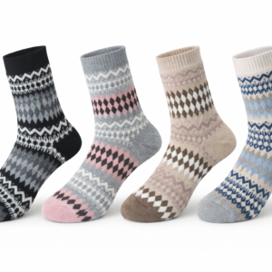 Alpaca-wollen sokken (Maat 36-41) - Dames - 3 Paar - Thermo - Random Mix - Thermo sokken - Ademende sokken - Wintersokken - American Alpaca - Vrouwen