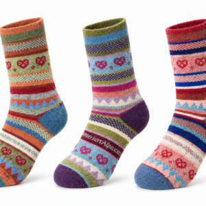 Alpaca-wollen sokken (Maat 36-41) - 3 Paar - Dames - Dun - Mix Kleur - Dun sokken - Zomer sokken - Ademende sokken - American Alpaca - Vrouwen