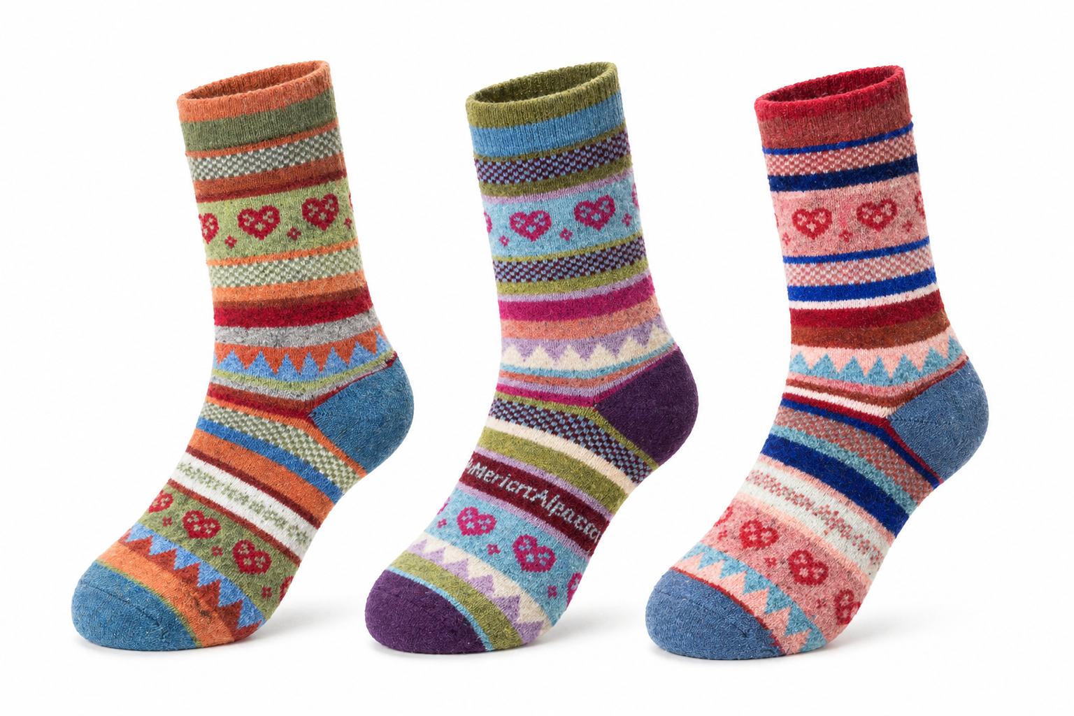 Alpaca-wollen sokken (Maat 36-41) - 3 Paar - Dames - Dun - Mix Kleur - Dun sokken - Zomer sokken - Ademende sokken - American Alpaca - Vrouwen